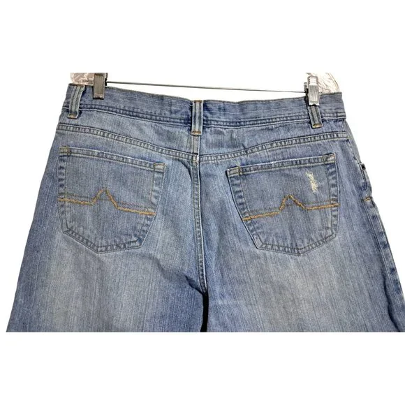 Urban Pipeline Denim Shorts Mens Size 36 Blue Jean Y2k Baggy Skate - Picture 7 of 8